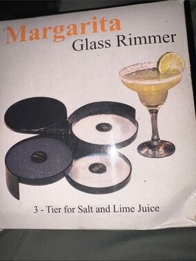 Three-Tier Margarita Glass Rimmer - Black